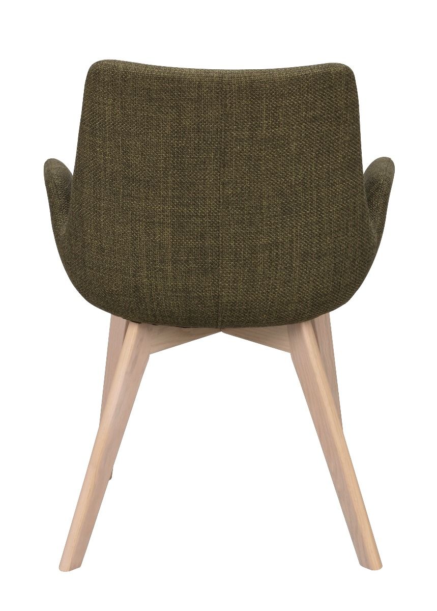 Rowico Drimsdale lepotuoli, vihreä/valkopesty tammi