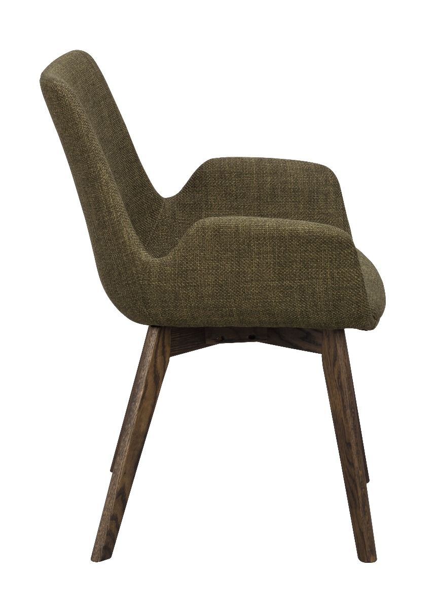 Rowico Drimsdale lepotuoli, vihreä/ruskea