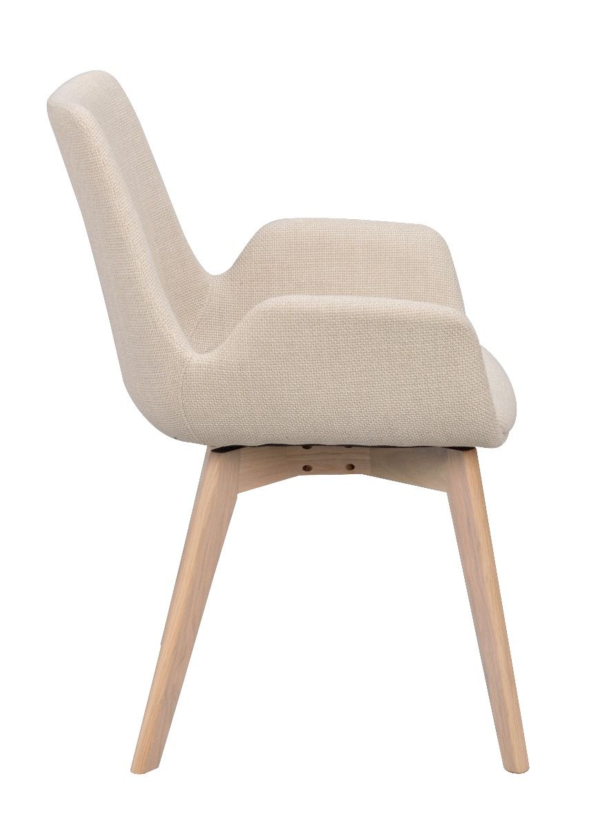 Rowico Drimsdale lepotuoli, beige/valkopesty tammi