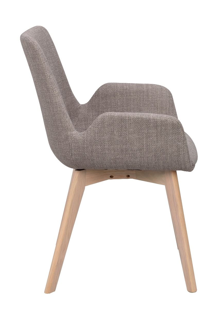 Rowico Drimsdale lepotuoli, harmaa/valkopesty tammi