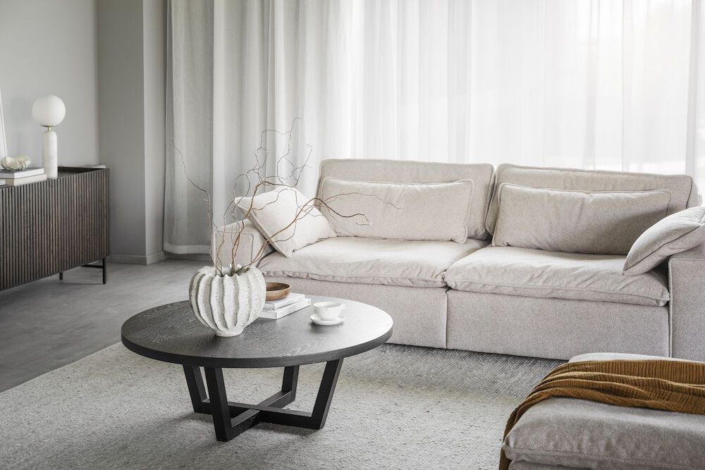 Rowico Boxford sohvapöytä 110cm, musta 