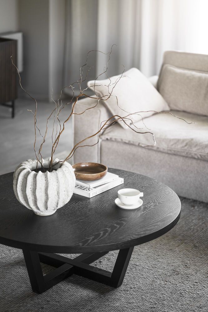 Rowico Boxford sohvapöytä 110cm, musta 