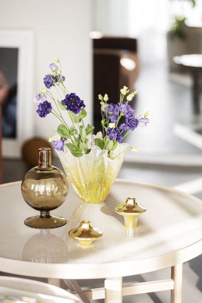 Rowico Marsden sohvapöytä 90cm, beige / valkopesty tammi