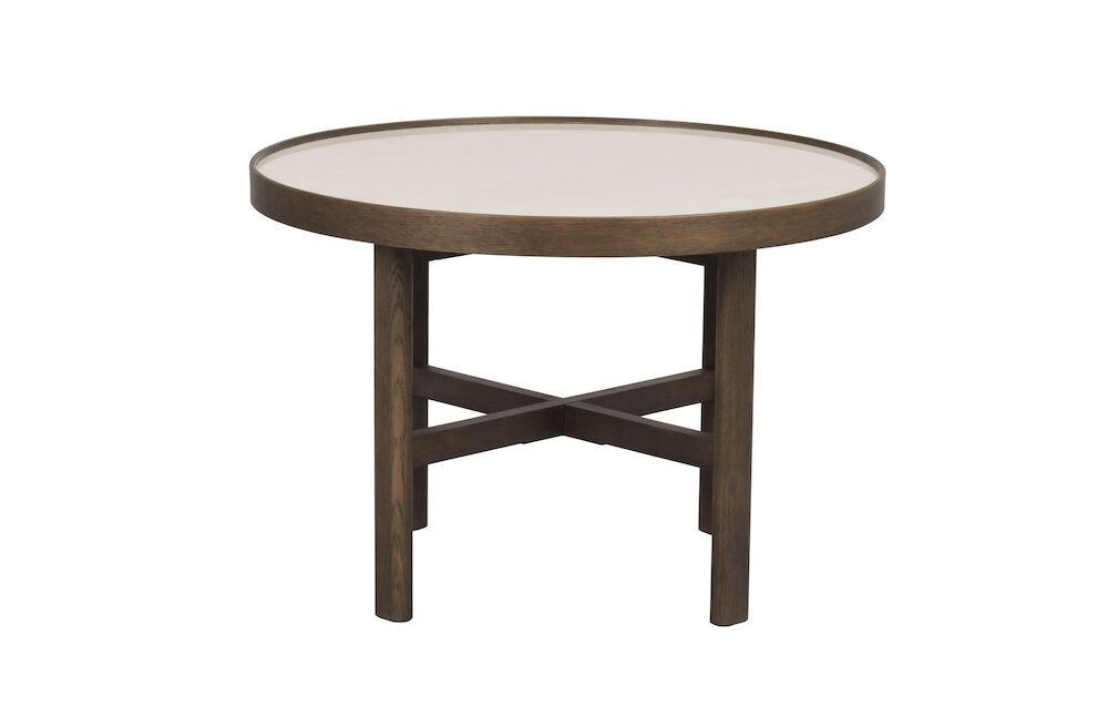 Rowico Marsden sohvapöytä 60cm, beige/ruskea tammi