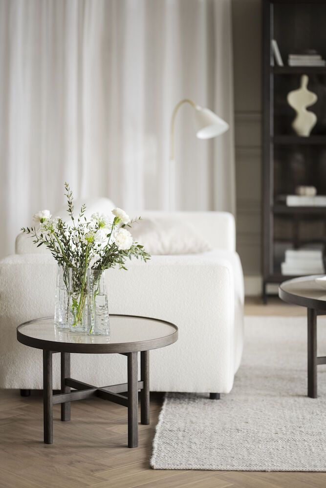 Rowico Marsden sohvapöytä 60cm, beige/ruskea tammi