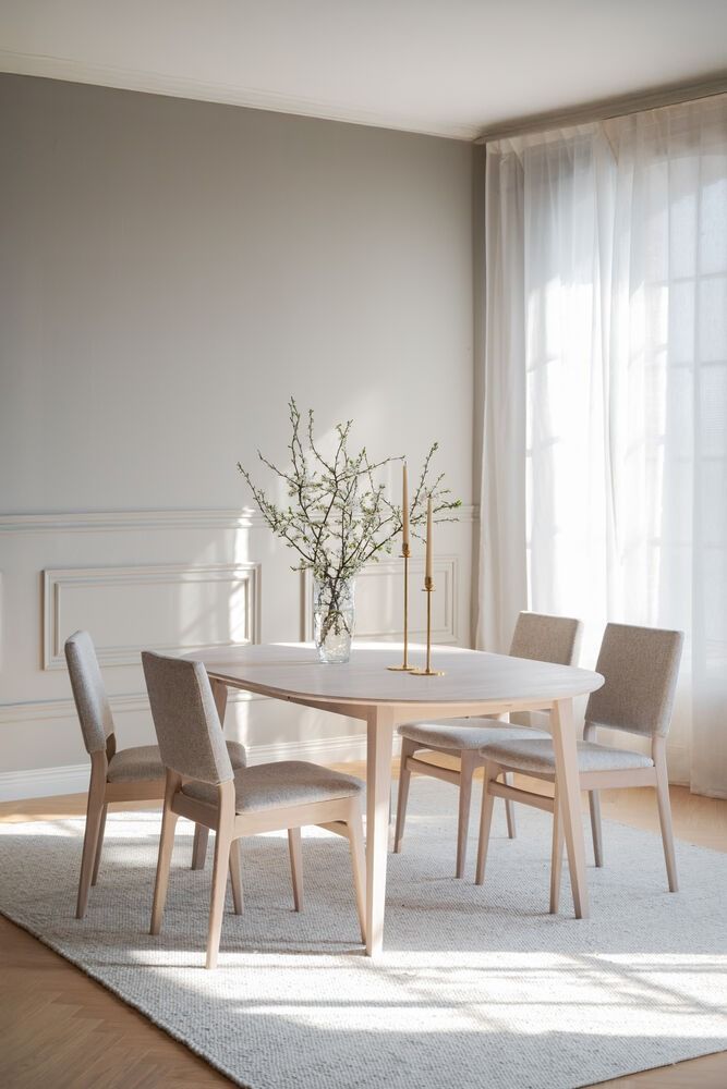 Rowico Medford tuoli, valkovahattu tammi/beige