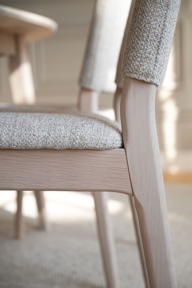 Rowico Medford tuoli, valkovahattu tammi/beige