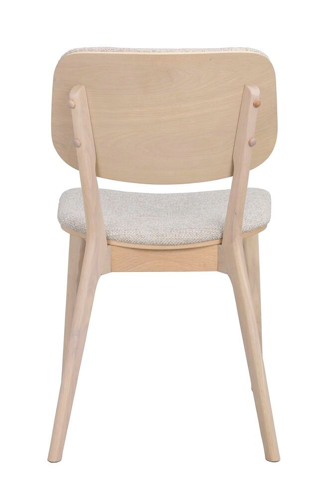 Rowico Barrett tuoli, valkopesty tammi/beige