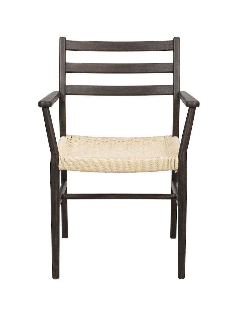 Rowico Harlan käsinojatuoli, ruskea tammi