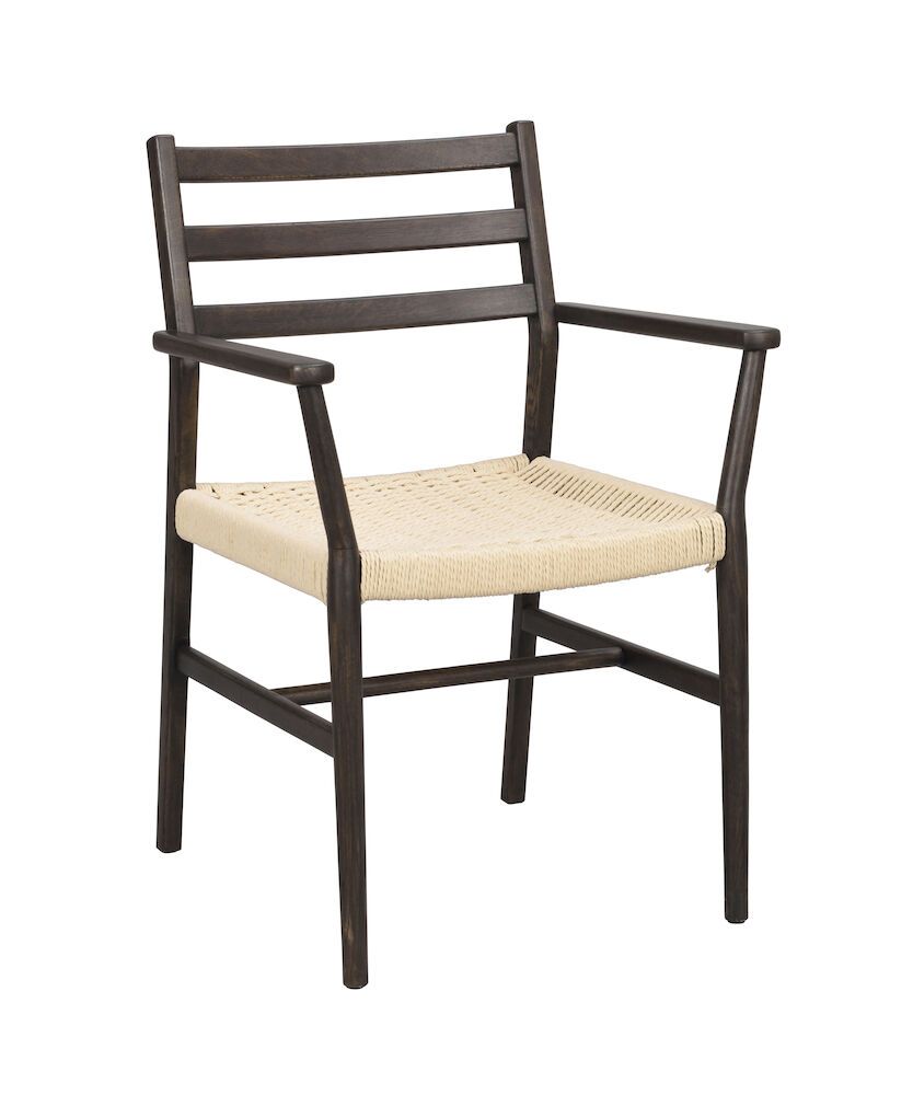 Rowico Harlan käsinojatuoli, ruskea tammi