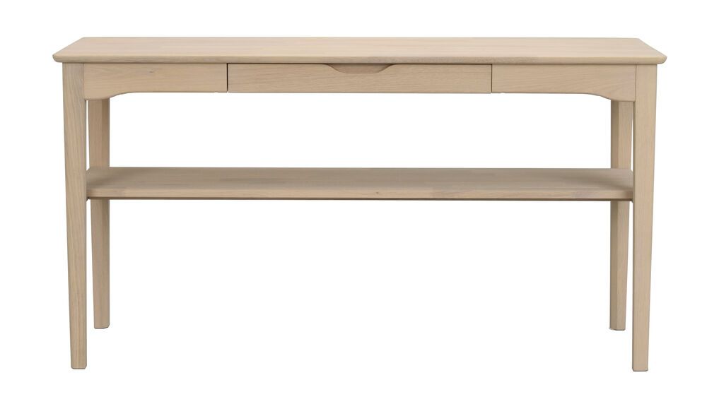 Rowico Markham konsolipöytä 140cm, valkopesty tammi