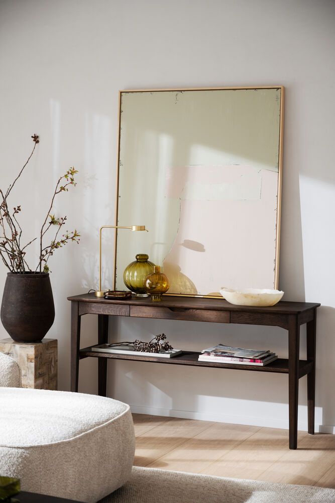 Rowico Markham konsolipöytä 140cm, ruskea tammi