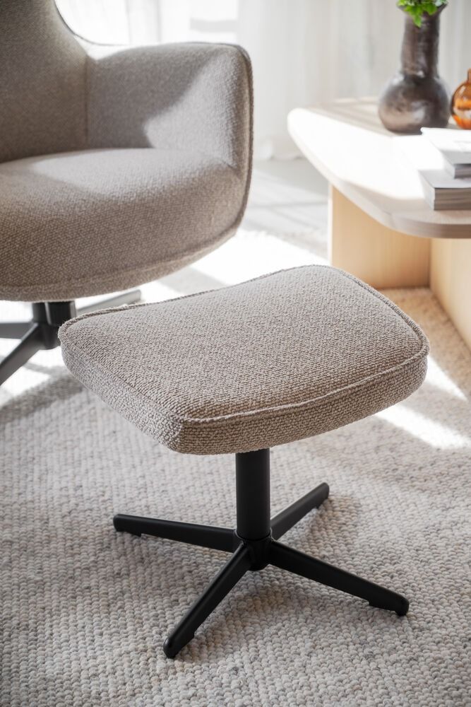 Rowico Jenkins lepotuoli rahilla, beige/musta