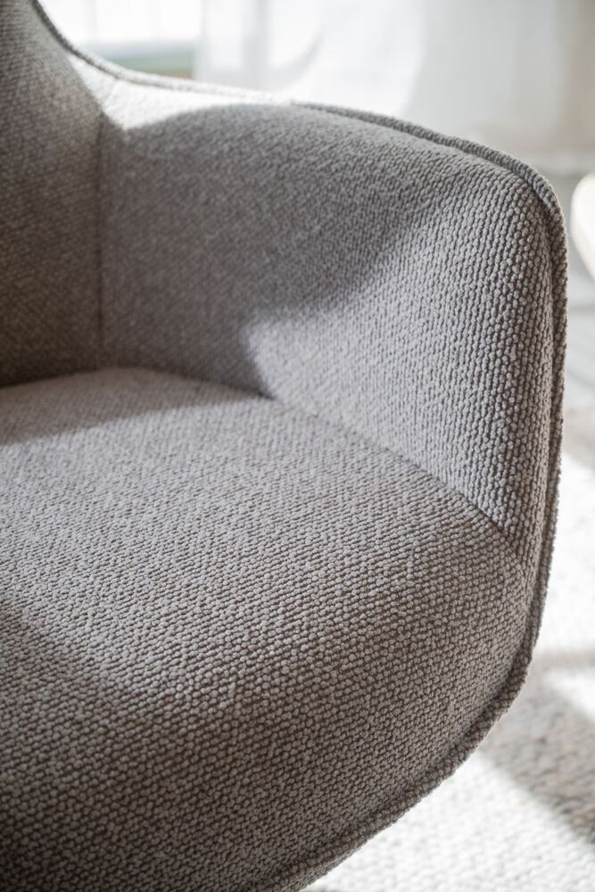 Rowico Jenkins lepotuoli rahilla, beige/musta