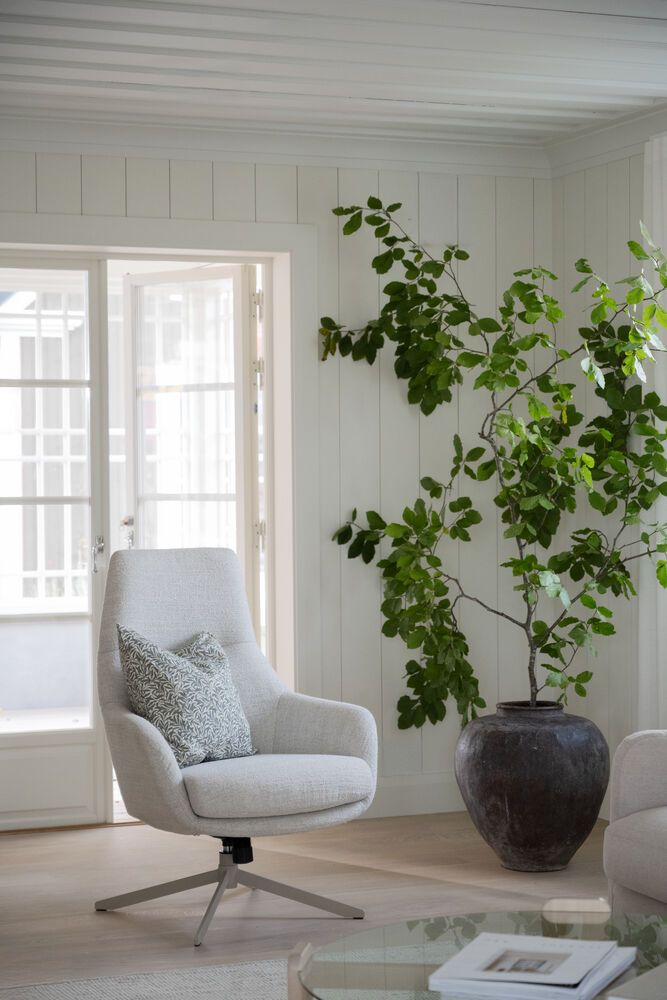 Rowico Conroe lepotuoli, vaalea beige