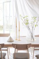 Rowico Fairmount ruokapöytä, valkopesty tammi/beige