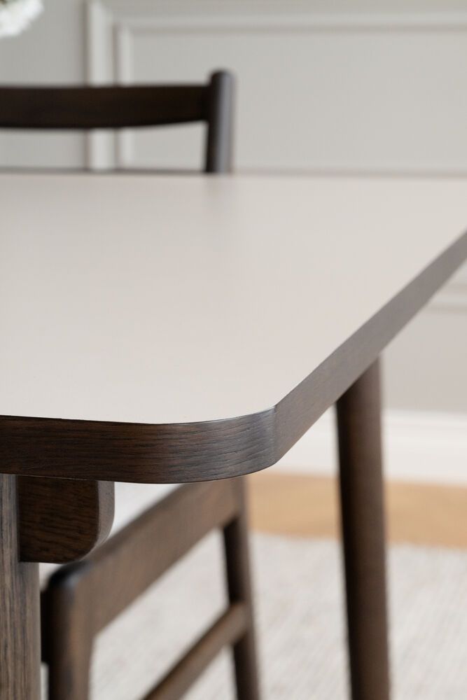 Rowico Fairmount ruokapöytä, ruskea/beige