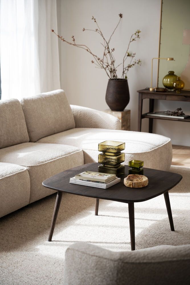 Rowico Tompkins sohvapöytä 90x90, ruskea tammi