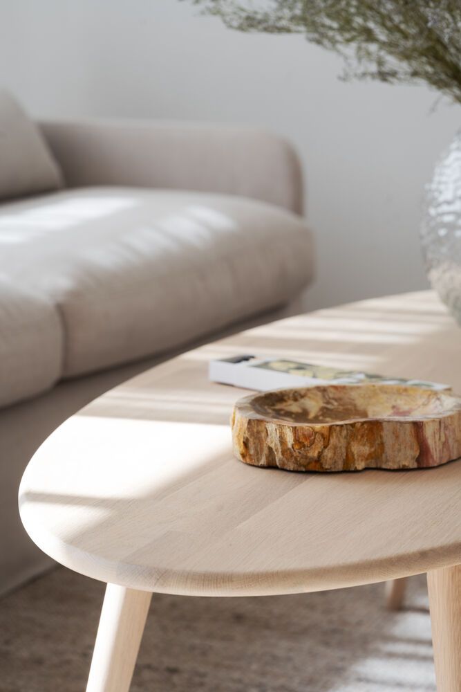 Rowico Tompkins sohvapöytä 150x60, valkopesty tammi