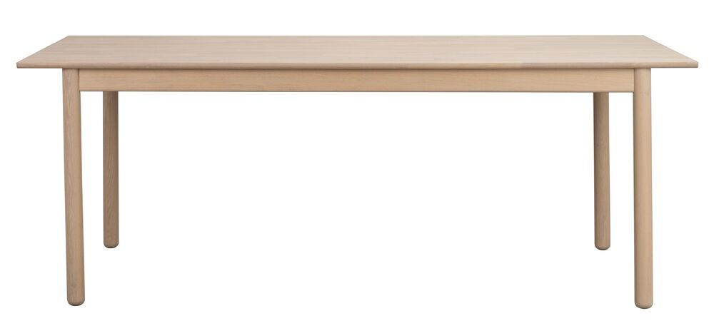 Rowico Derrymore ruokapöytä 205x90cm, valkopesty tammi