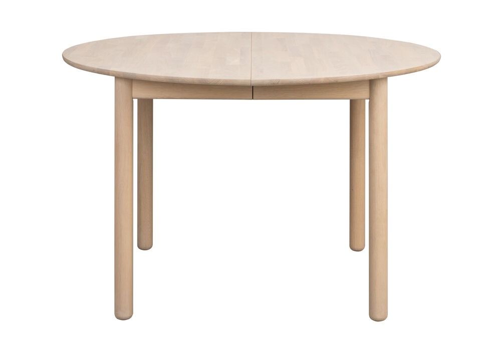 Rowico Derrymore ruokapöytä pyöreä 120cm, valkopesty tammi