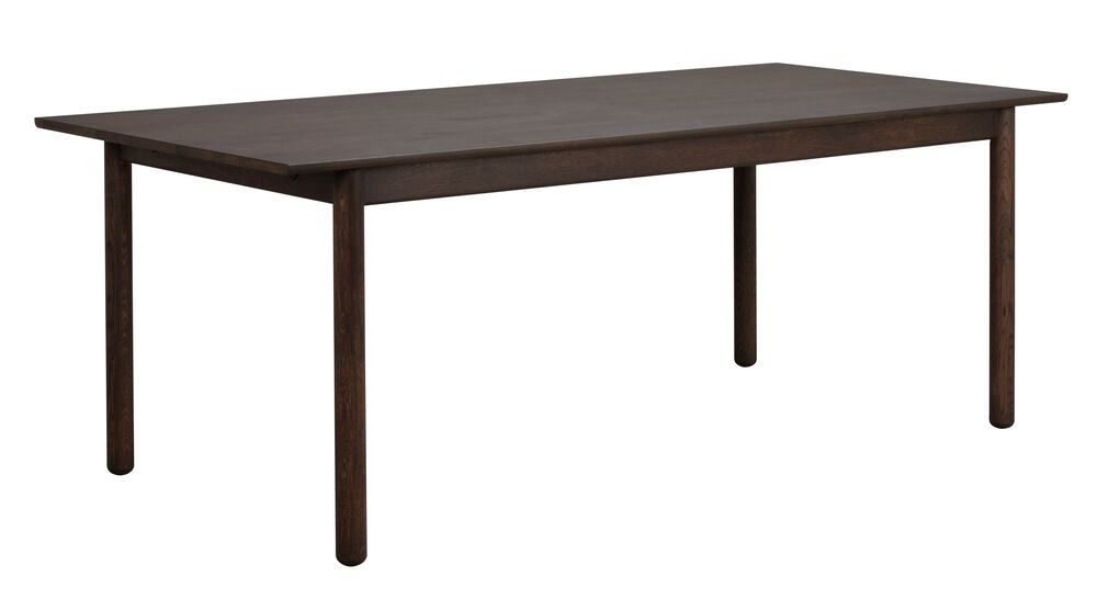 Rowico Derrymore ruokapöytä 205x90cm, tummanruskea