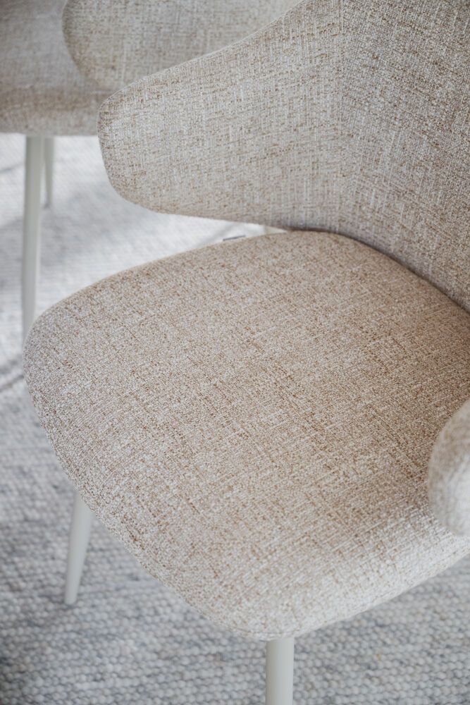 Rowico Drake nojatuoli, beige/metalli