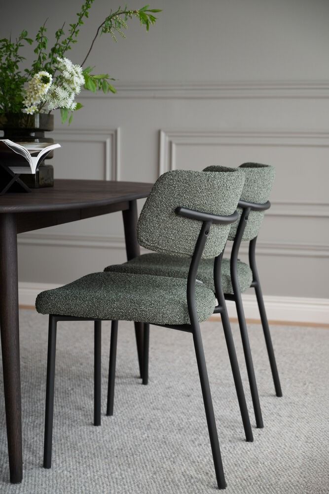 Rowico Herbster tuoli, vihreä/musta