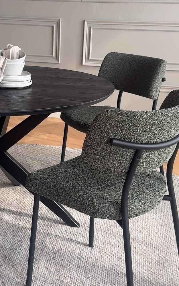 Rowico Herbster tuoli, vihreä/musta