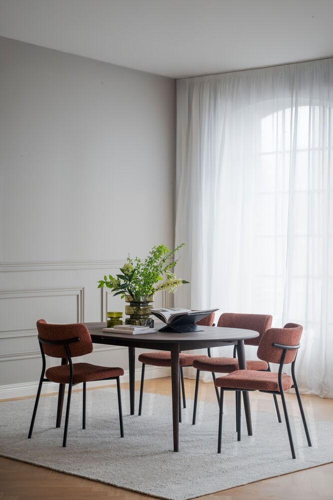 Rowico Herbster tuoli, punainen/musta