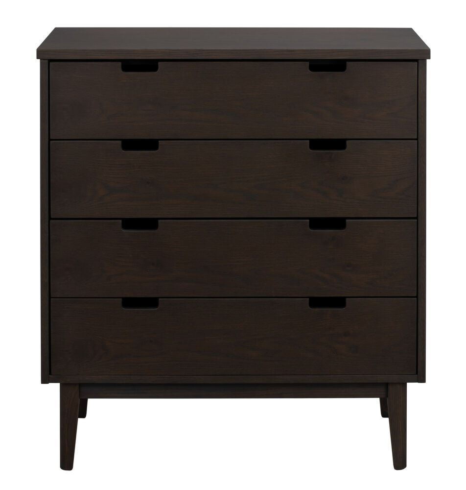 Rowico Garrison leveä lipasto, tumman ruskea