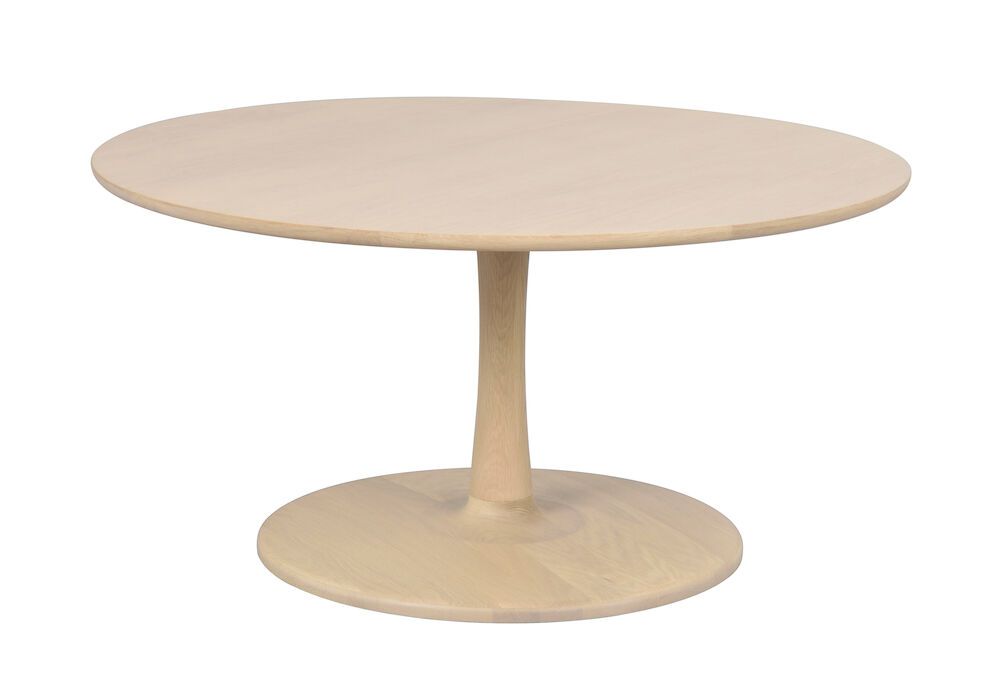 Rowico Hobart sohvapöytä 90cm, valkopesty tammi