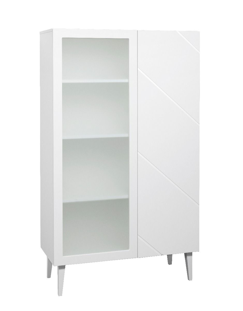 Hiipakka Vilja korkea kaappi maitolasi, valkoinen