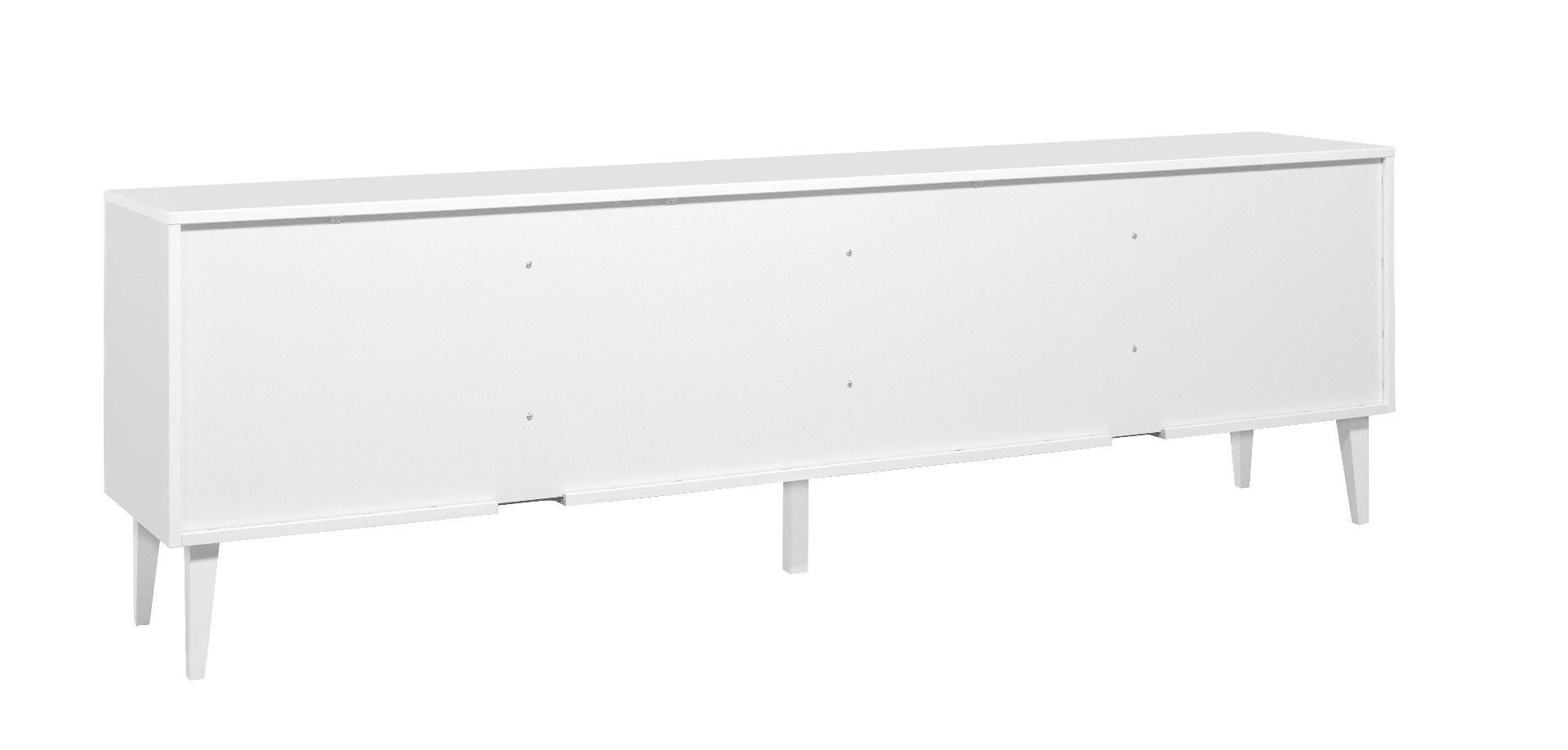 Hiipakka Vilja tv-taso 200cm ovilla, valkoinen