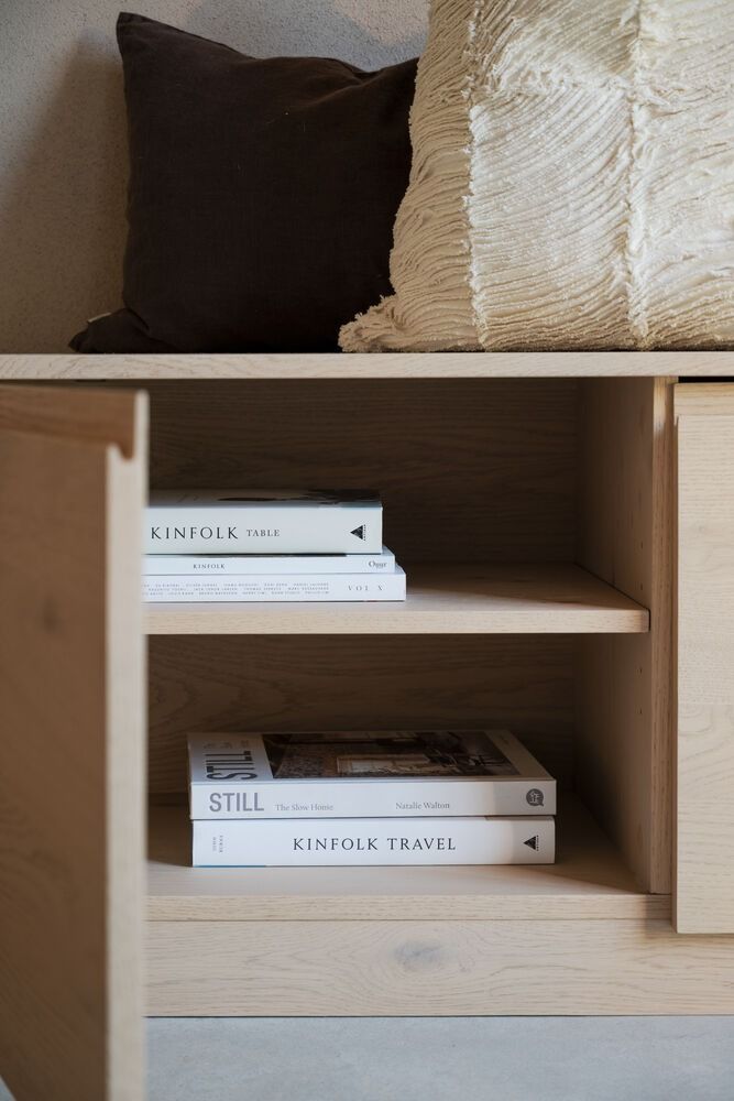 Rowico Melstone senkki 180x50cm, valkovahattu tammi