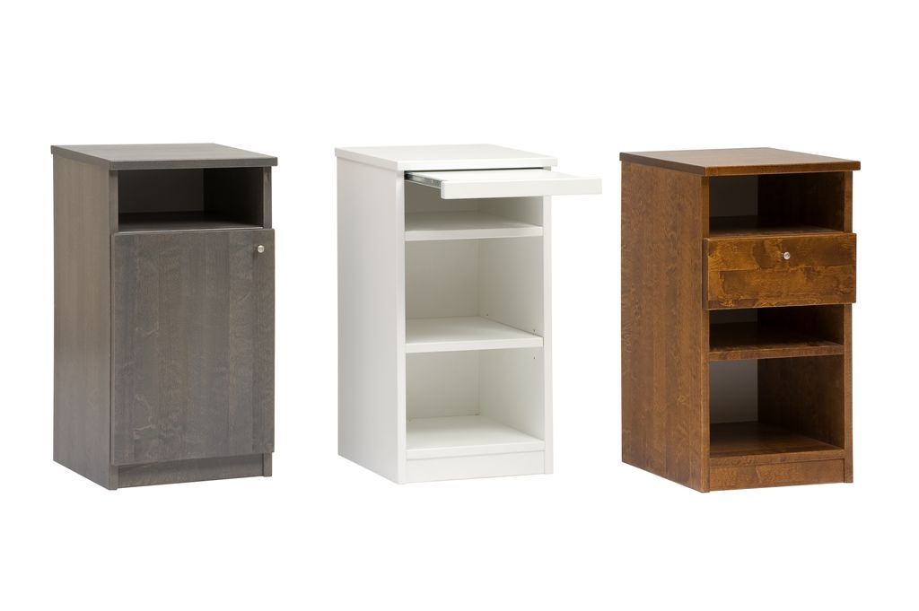 Talvitie Ykkös yöpöytä laatikolla, eri värivaihtoehtoja