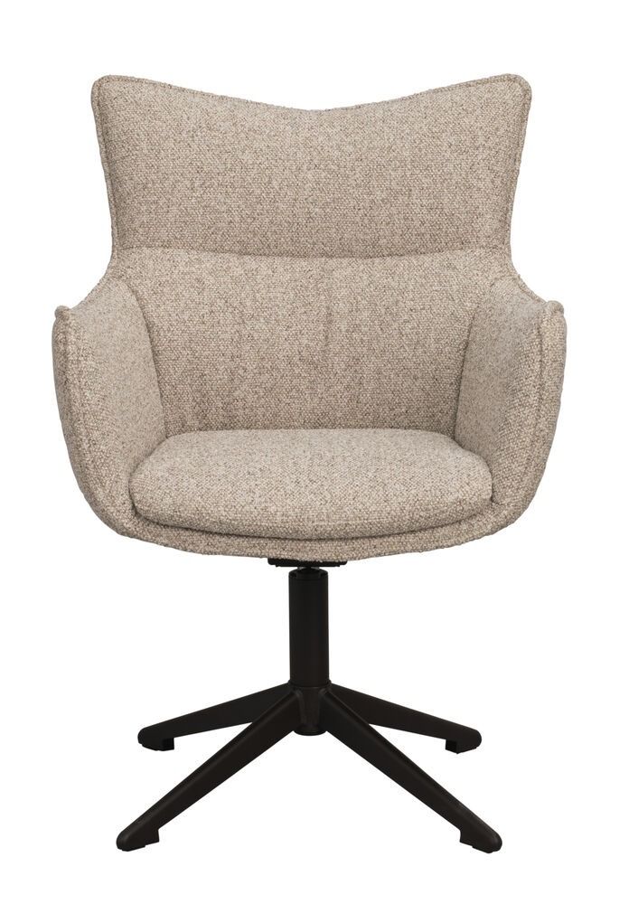 Rowico Fresno nojatuoli, beige/musta