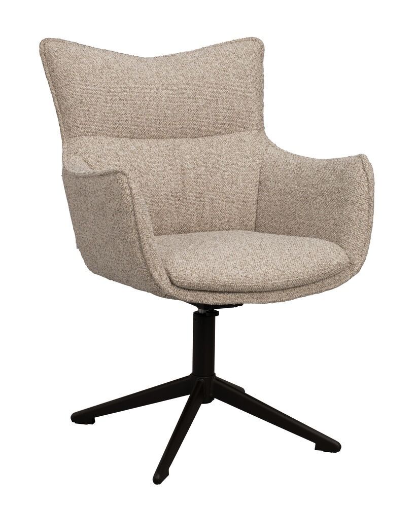 Rowico Fresno nojatuoli, beige/musta