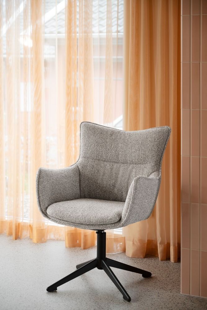 Rowico Fresno nojatuoli, beige/musta