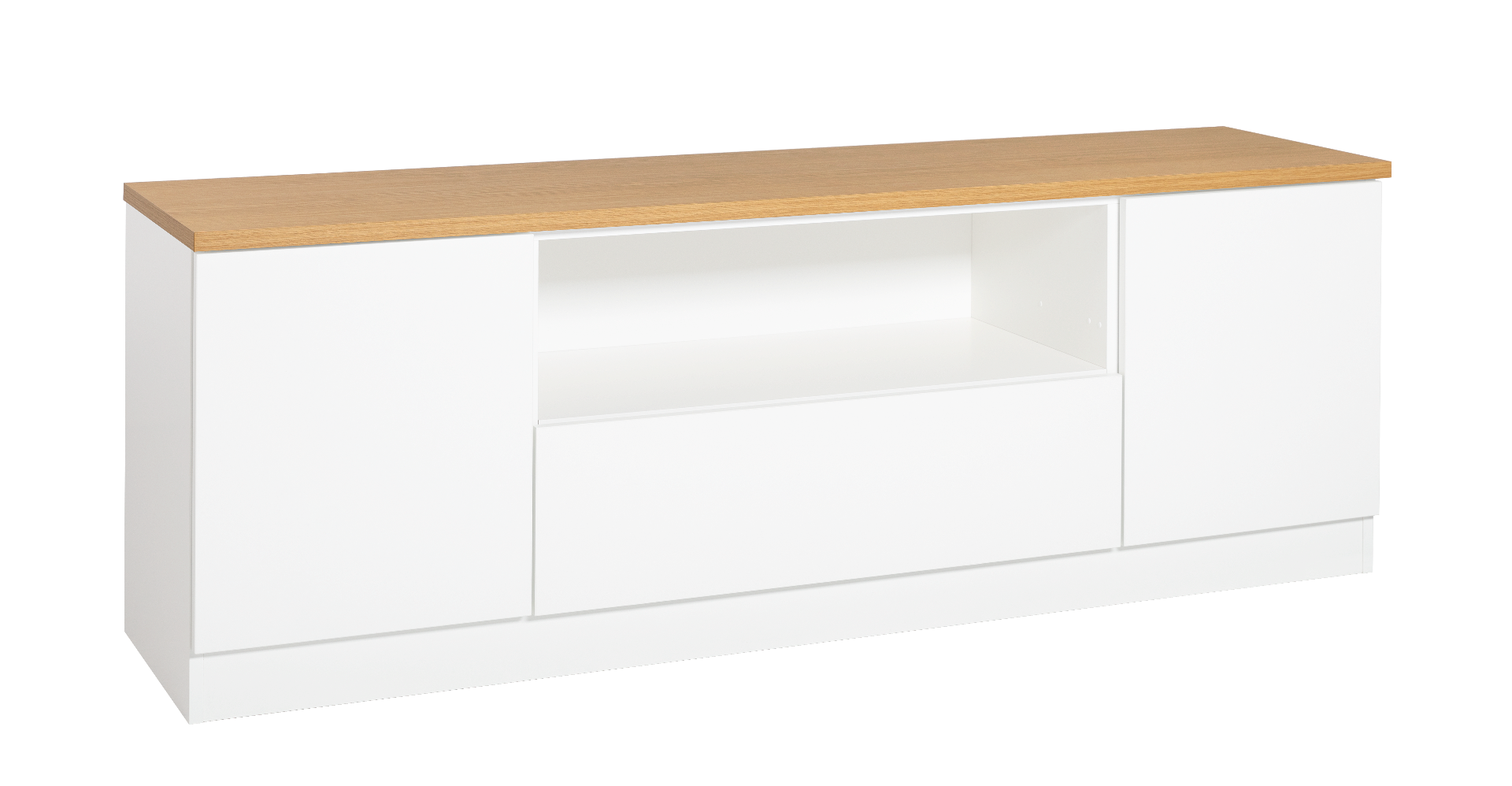 LM Ojala Lilja nro 10 TV-taso, valkoinen runko