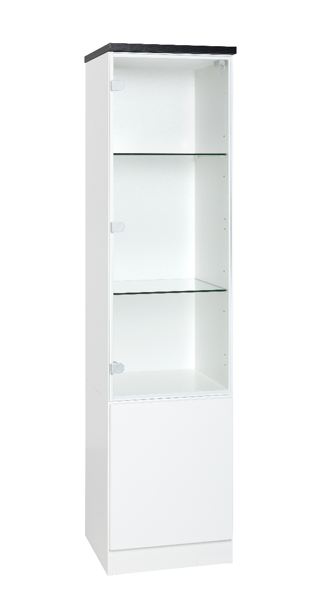 LM Ojala Lilja nro 1+16 vitriini, valkoisella rungolla 