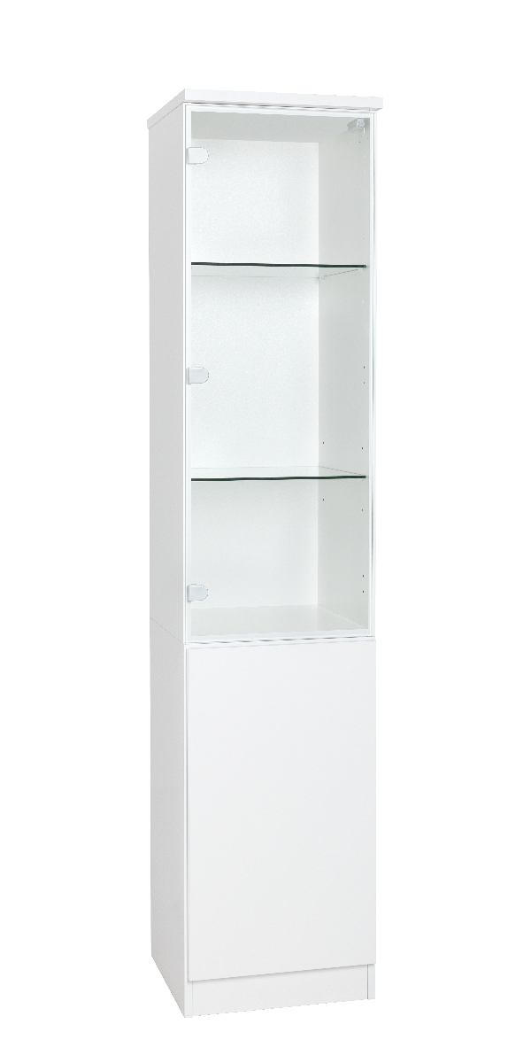 Lm Ojala Lilja nro 5+16 vitriini, valkoinen runko