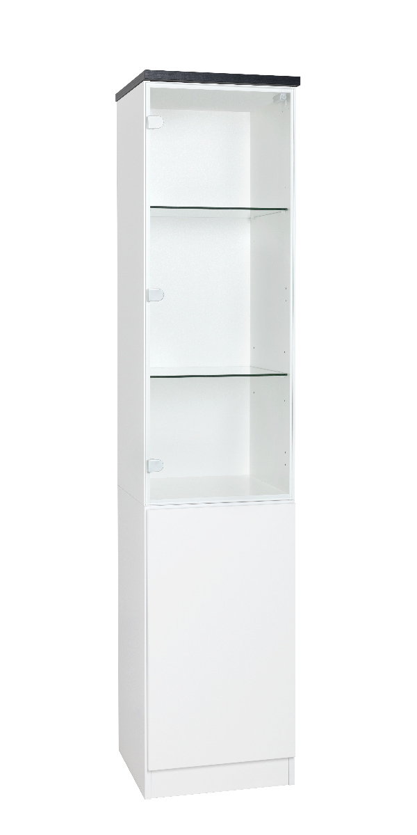 Lm Ojala Lilja nro 5+16 vitriini, valkoinen runko