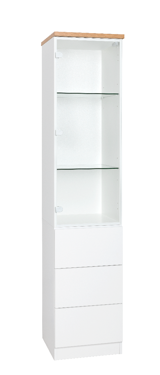 LM Ojala Lilja nro 6+16 vitriini, valkoinen runko