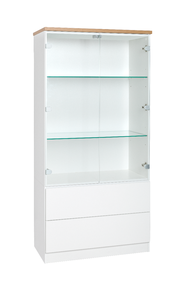 LM Ojala Lilja nro 4 + 17 vitriini, valkoinen runko