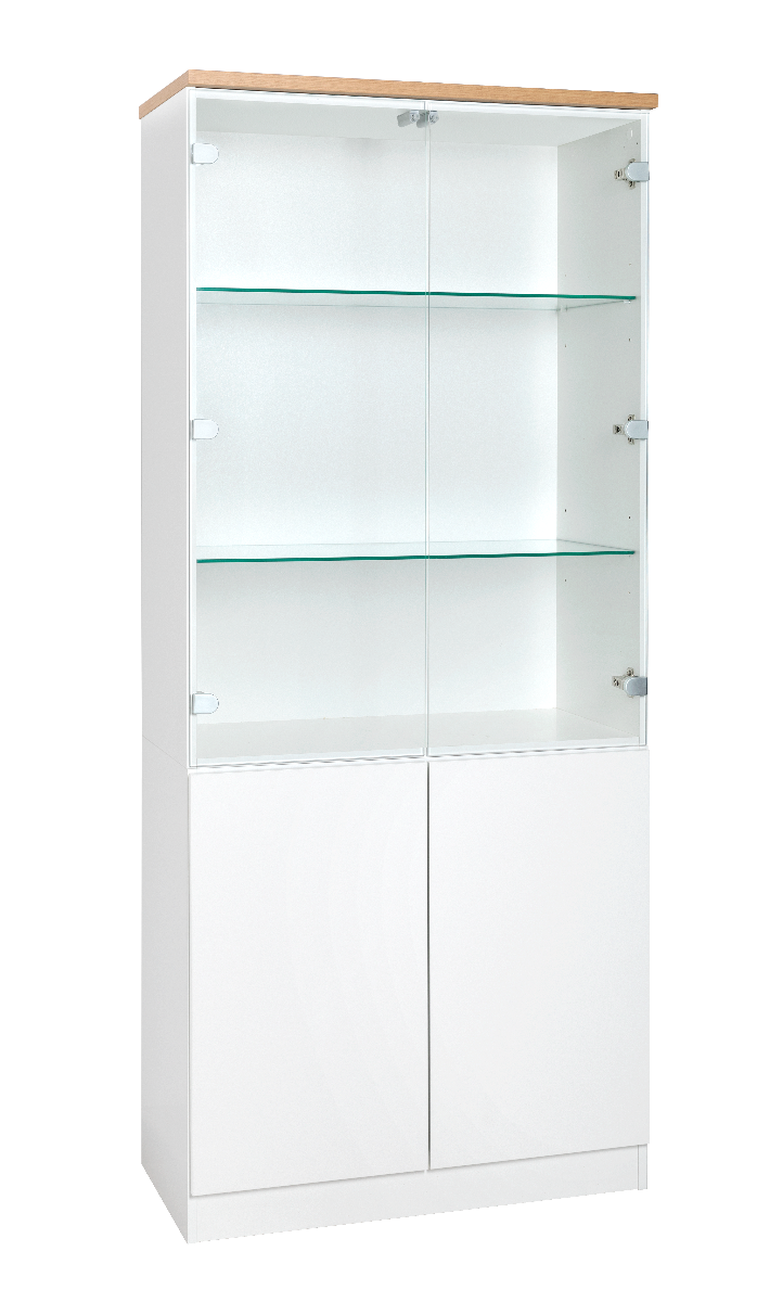 LM Ojala Lilja nro 7 + 17 vitriini, valkoinen runko