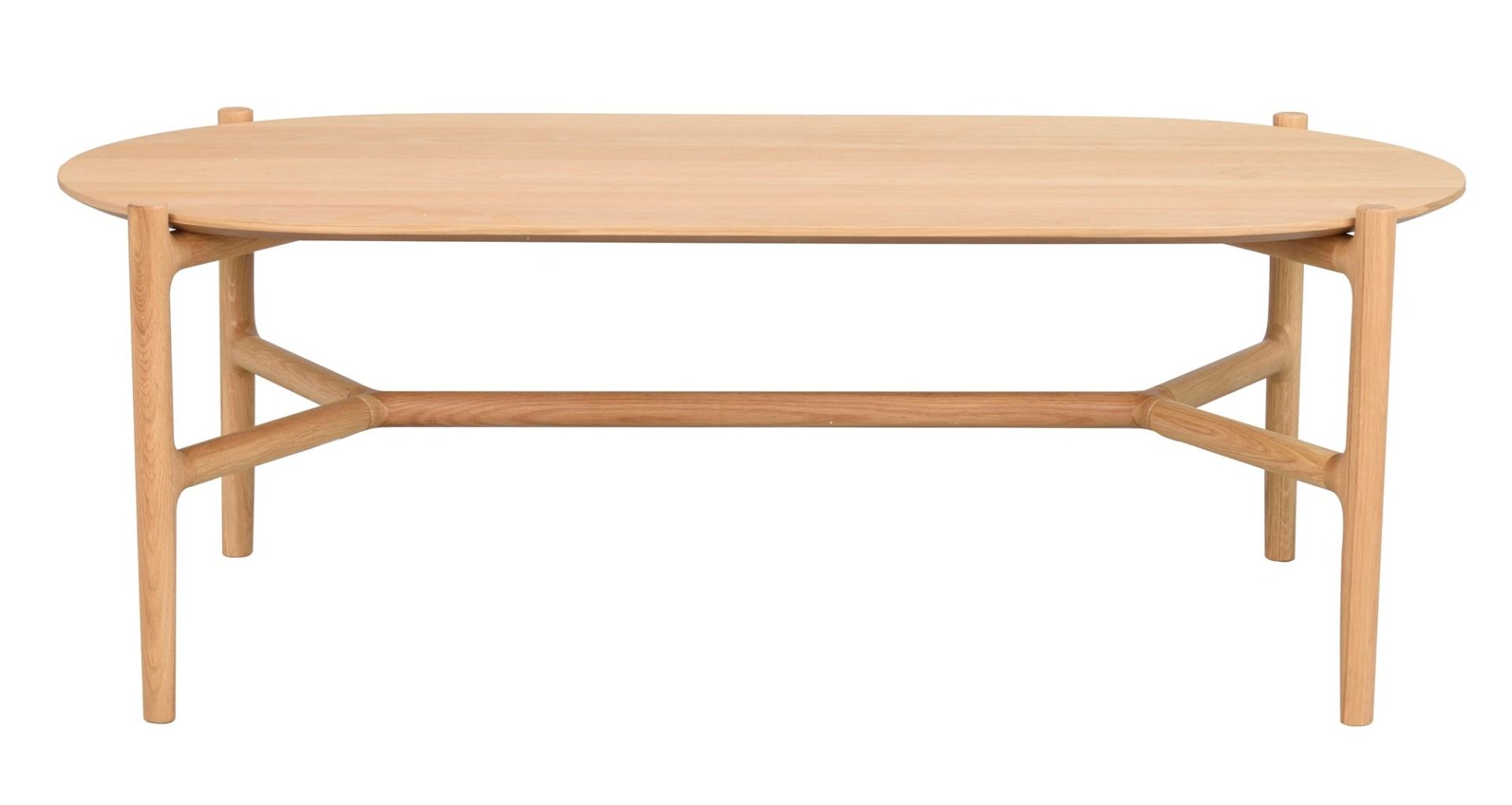 Rowico Holton ovaali sohvapöytä, tammi