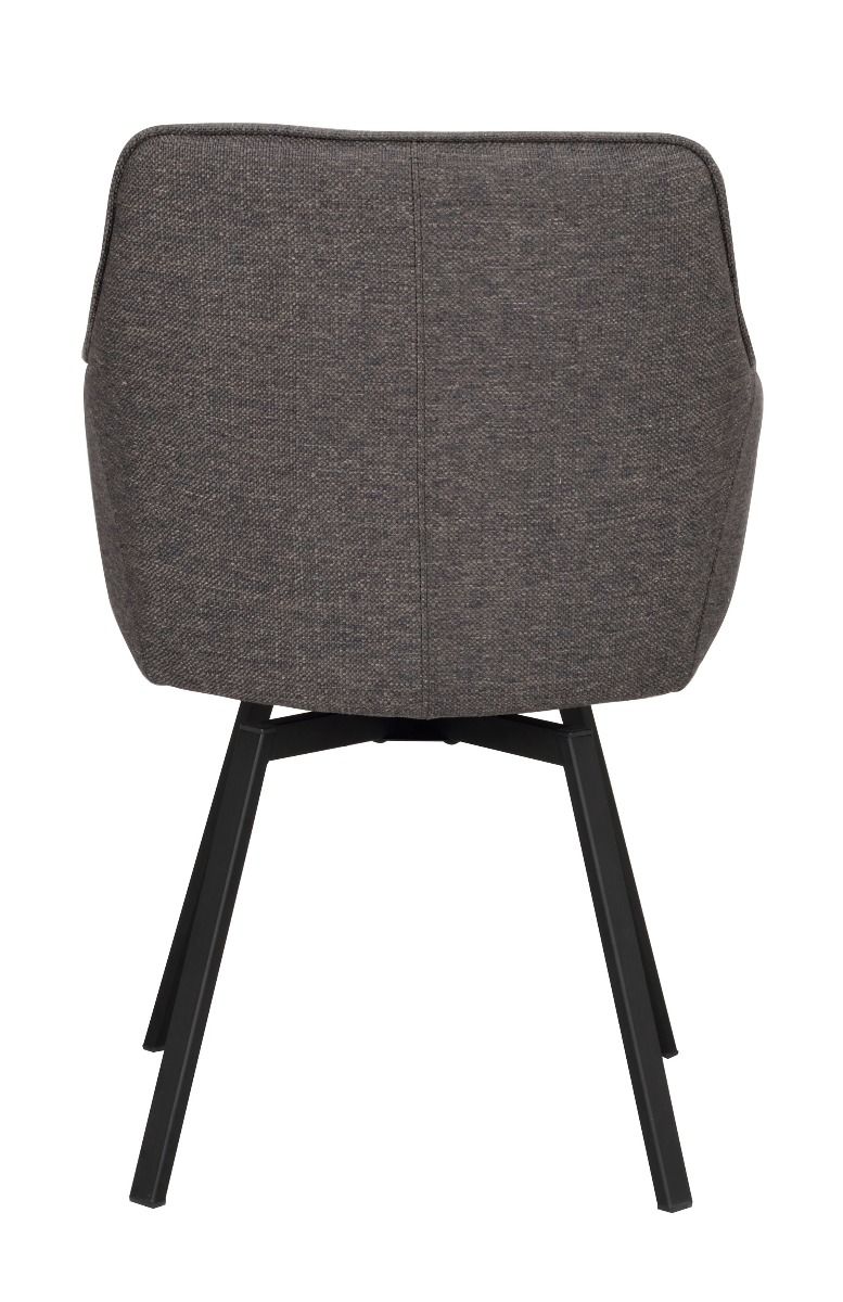 Rowico Alison nojatuoli, harmaa/musta