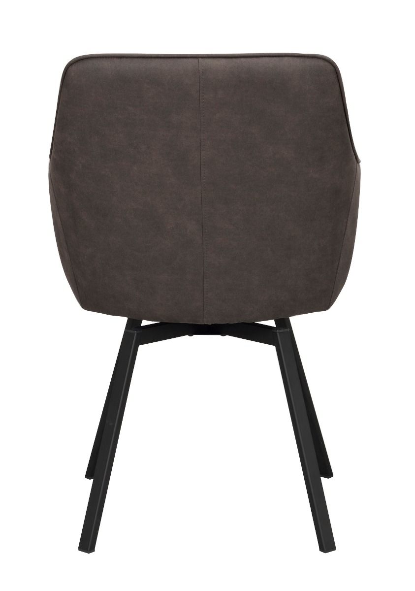 Rowico Alison nojatuoli, tummanharmaa/musta