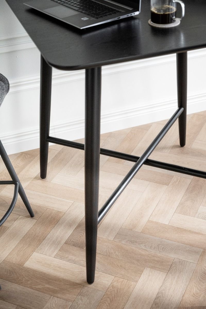 Rowico Lotta baaripöytä 90x90 cm, musta